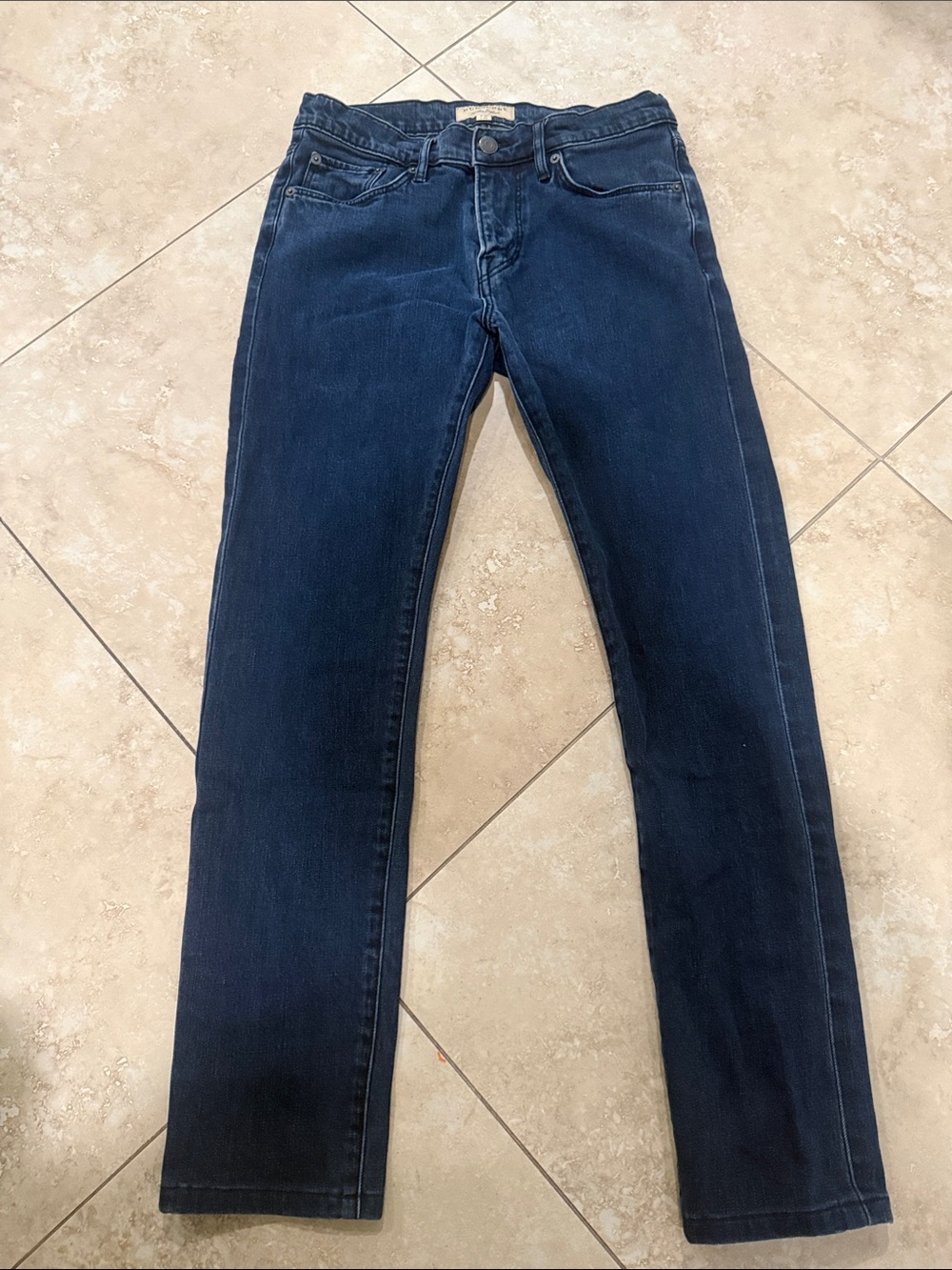 Men’s Burberry Navy Straight slim -Leg Jeans 30x32